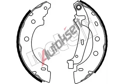 METELLI Sada brzdovch elist MT 53-0355, 53-0355