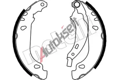 METELLI Sada brzdovch elist MT 53-0356, 53-0356