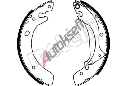 METELLI Sada brzdovch elist MT 53-0368, 53-0368