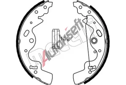 METELLI Sada brzdovch elist MT 53-0370, 53-0370