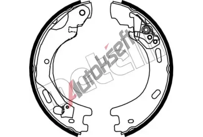 METELLI Sada brzdových čelistí parkovací brzdy MT 53-0376, 53-0376  METELLI Sada brzdových čelistí parkovací brzdy MT 53-0376, 53-0376