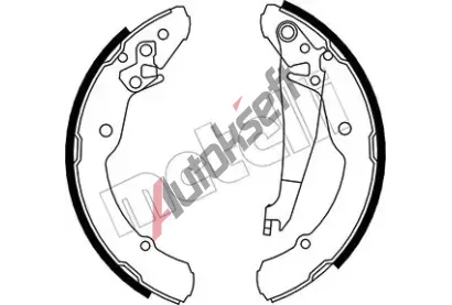 METELLI Sada brzdovch elist MT 53-0379, 53-0379