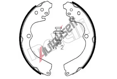 METELLI Sada brzdovch elist MT 53-0383, 53-0383