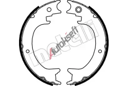 METELLI Sada brzdov�ch �elist� parkovac� brzdy MT 53-0389, 53-0389
