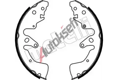 METELLI Sada brzdovch elist MT 53-0407, 53-0407