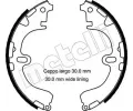 METELLI Sada brzdovch elist ‐ MT 53-0422