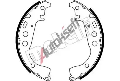 METELLI Sada brzdovch elist MT 53-0431, 53-0431