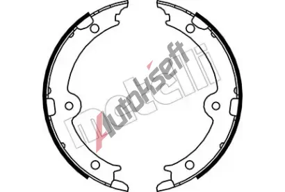 METELLI Sada brzdovch elist parkovac brzdy MT 53-0449, 53-0449