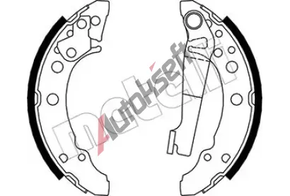 METELLI Sada brzdovch elist MT 53-0465, 53-0465