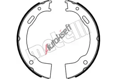 METELLI Sada brzdových čelistí parkovací brzdy MT 53-0514, 53-0514 METELLI Sada brzdových čelistí parkovací brzdy MT 53-0514, 53-0514