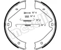 Sada brzdov�ch �elist� parkovac� brzdy&nbsp;METELLI&nbsp;&dash;&nbsp;MT 53-0528K