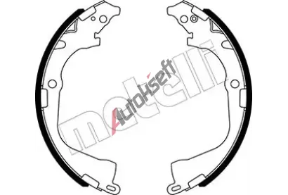 METELLI Sada brzdov�ch �elist� MT 53-0529, 53-0529