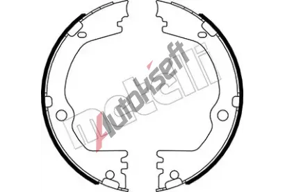 METELLI Sada brzdovch elist parkovac brzdy MT 53-0532, 53-0532