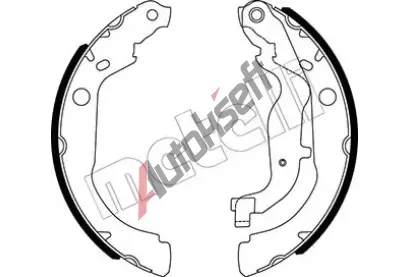 METELLI Sada brzdovch elist MT 53-0535, 53-0535