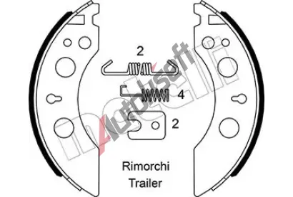METELLI Sada brzdovch elist MT 53-0592, 53-0592