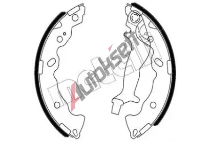 METELLI Sada brzdov�ch �elist� MT 53-0707, 53-0707
