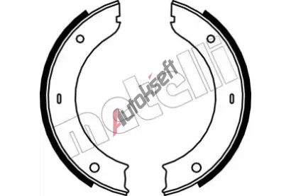 METELLI Sada brzdových čelistí parkovací brzdy MT 53-0717, 53-0717 METELLI Sada brzdových čelistí parkovací brzdy MT 53-0717, 53-0717