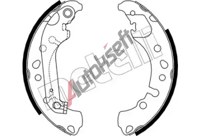 METELLI Sada brzdov�ch �elist� MT 53-0721, 53-0721