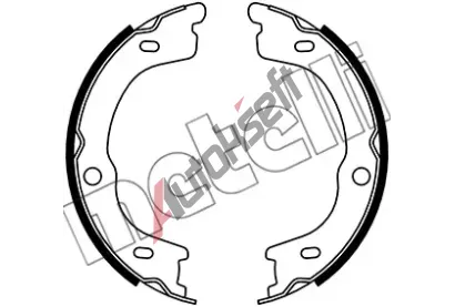 METELLI Sada brzdovch elist parkovac brzdy MT 53-0740, 53-0740