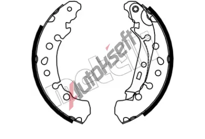 METELLI Sada brzdovch elist MT 53-0750, 53-0750