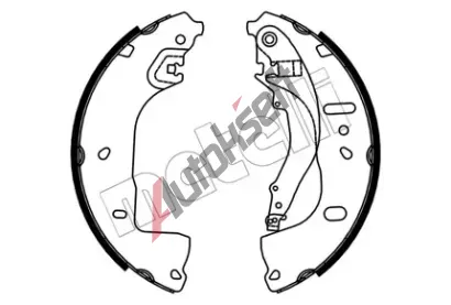 METELLI Sada brzdovch elist MT 53-0764, 53-0764