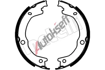 METELLI Sada brzdov�ch �elist� parkovac� brzdy MT 53-0788, 53-0788