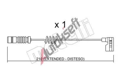 METELLI Vstran kontakt opoteben obloen MT SU.209, SU.209