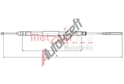 METZGER Ta�n� lanko parkovac� brzdy COFLE MTG 10.4136, 10.4136