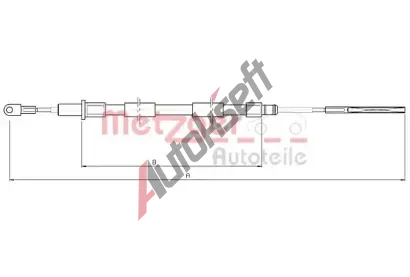 METZGER Ta�n� lanko parkovac� brzdy COFLE MTG 10.4155, 10.4155