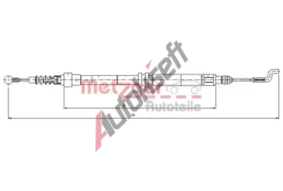METZGER Ta�n� lanko parkovac� brzdy COFLE MTG 10.7393, 10.7393