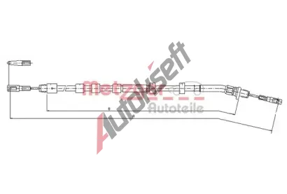 METZGER Tan lanko parkovac brzdy MTG 10.9512, 10.9512