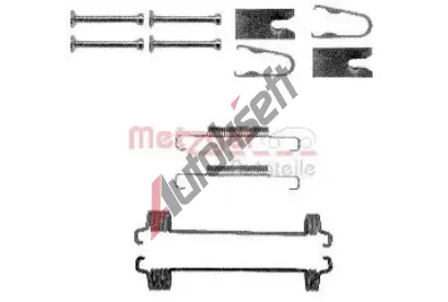 METZGER Sada psluenstv parkovacch brzdovch elist MTG 105-0875, 105-0875