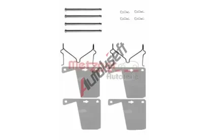 METZGER Sada p��slu�enstv� oblo�en� kotou�ov� brzdy MTG 109-0960, 109-0960