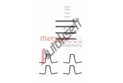 METZGER Sada psluenstv obloen kotouov brzdy MTG 109-0978, 109-0978