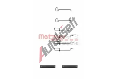 METZGER Sada psluenstv obloen kotouov brzdy MTG 109-1070, 109-1070