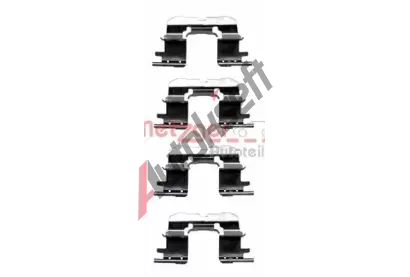 METZGER Sada psluenstv obloen kotouov brzdy MTG 109-1227, 109-1227
