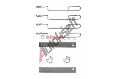 METZGER Sada psluenstv obloen kotouov brzdy MTG 109-1280, 109-1280
