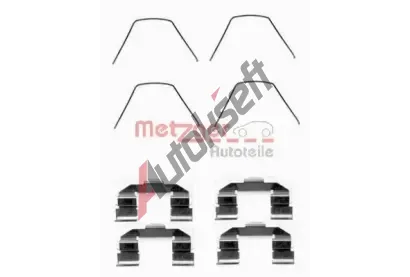 METZGER Sada psluenstv obloen kotouov brzdy MTG 109-1607, 109-1607