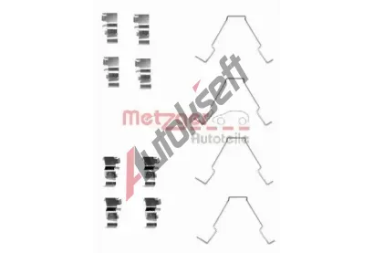 METZGER Sada psluenstv obloen kotouov brzdy MTG 109-1652, 109-1652