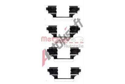 METZGER Sada psluenstv obloen kotouov brzdy MTG 109-1656, 109-1656