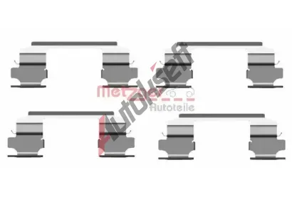 METZGER Sada psluenstv obloen kotouov brzdy MTG 109-1686, 109-1686