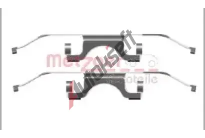 METZGER Sada psluenstv obloen kotouov brzdy MTG 109-1702, 109-1702