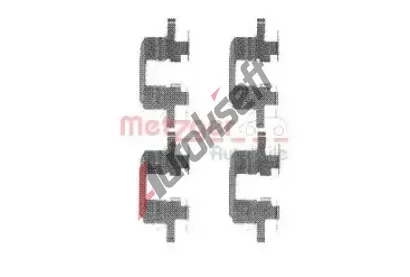 METZGER Sada psluenstv obloen kotouov brzdy MTG 109-1711, 109-1711