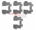 Sada psluenstv obloen kotouov brzdy METZGER ‐ MTG 109-1717