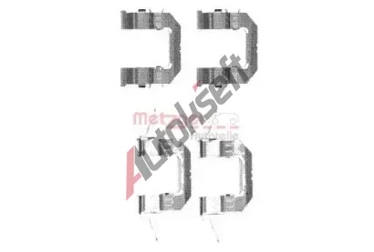 METZGER Sada psluenstv obloen kotouov brzdy MTG 109-1722, 109-1722