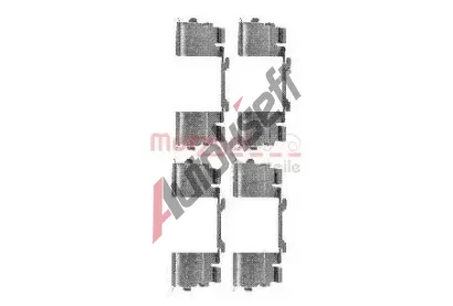 METZGER Sada psluenstv obloen kotouov brzdy MTG 109-1730, 109-1730