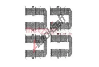 METZGER Sada psluenstv obloen kotouov brzdy MTG 109-1734, 109-1734