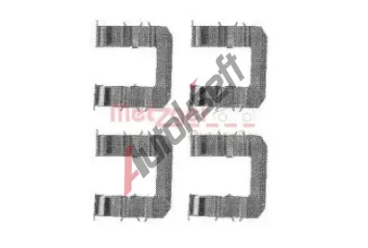 METZGER Sada psluenstv obloen kotouov brzdy MTG 109-1735, 109-1735