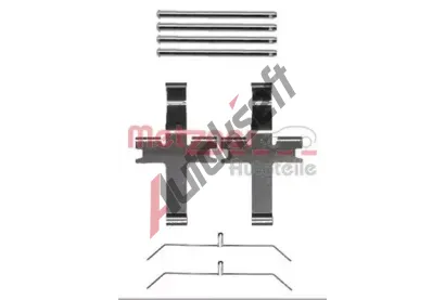 METZGER Sada psluenstv obloen kotouov brzdy MTG 109-1752, 109-1752