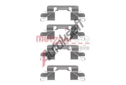 METZGER Sada psluenstv obloen kotouov brzdy MTG 109-1769, 109-1769